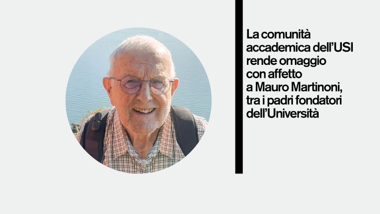 La comunità accademica dell'USI piange Mauro Martinoni